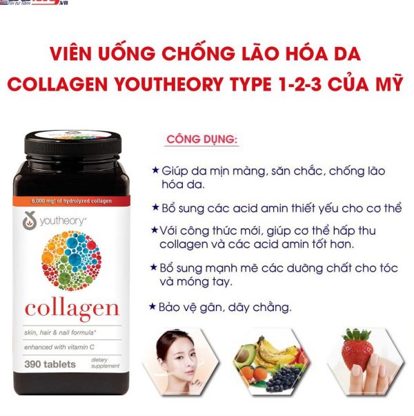 Viên uống Collagen Youtheory Mỹ